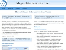 Tablet Screenshot of mega-data.com